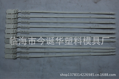 廠家直銷 品質(zhì)保障 塑料封條注塑模具 一次性袋口封條 | 臨海市今誕華塑料模具廠